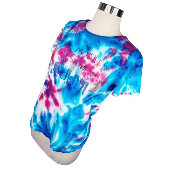 U.P. Unfortunate Portrait Up-Cycled Mail Models Tee - Size Small - Picture 3 of 7